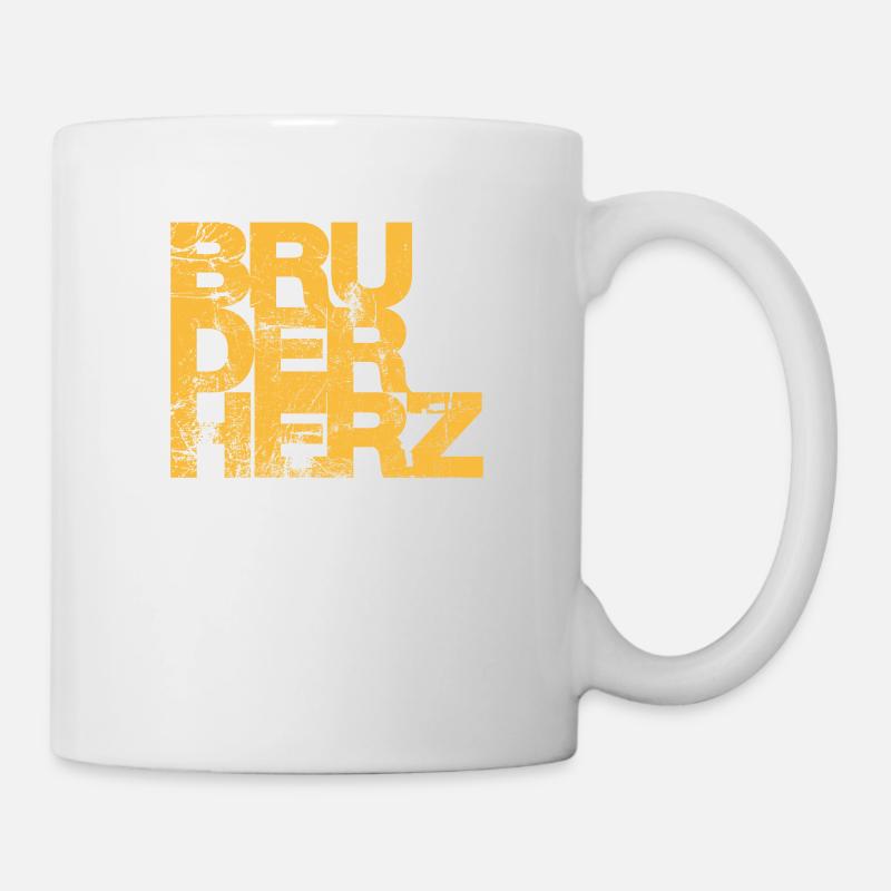 Bruderherz Bester Bruder der Welt Geschenkidee - Tasse - Weiß