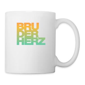 Bruderherz Bester Bruder der Welt Geschenkidee - Tasse - Weiß - Rechts