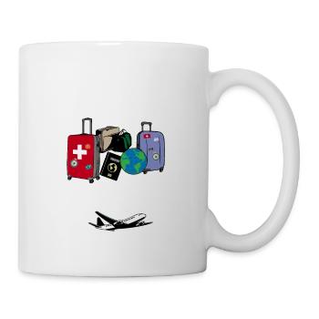 Switzerland flag I Swiss Souvenirs - Tasse - Weiß - Rechts