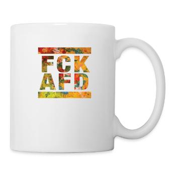 Contre les nazis - FCK AFD - Contre le droit - Mug blanc - blanc - Droite