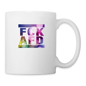 Contre les nazis - FCK AFD - Contre le droit - Mug blanc - blanc - Droite