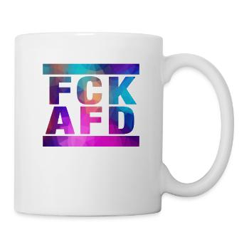 Contre les Nazis - FCK AFD - Contre droite - Spécial - Mug blanc - blanc - Droite