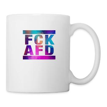 Contre les nazis - FCK AFD - Contre le droit - Mug blanc - blanc - Droite