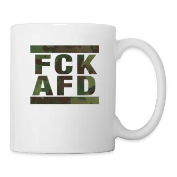 Gegen Nazis - FCK AFD - Gegen Rechts - Special - Tasse - Weiß - Rechts