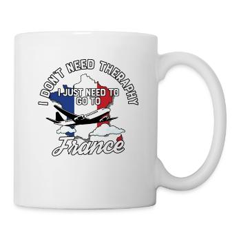 France flag I French Souvenirs - Mug - white - Right