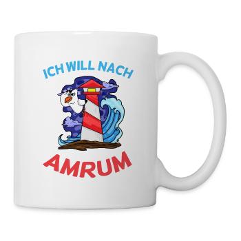 Amrum Nordsee - Tasse - Weiß - Rechts