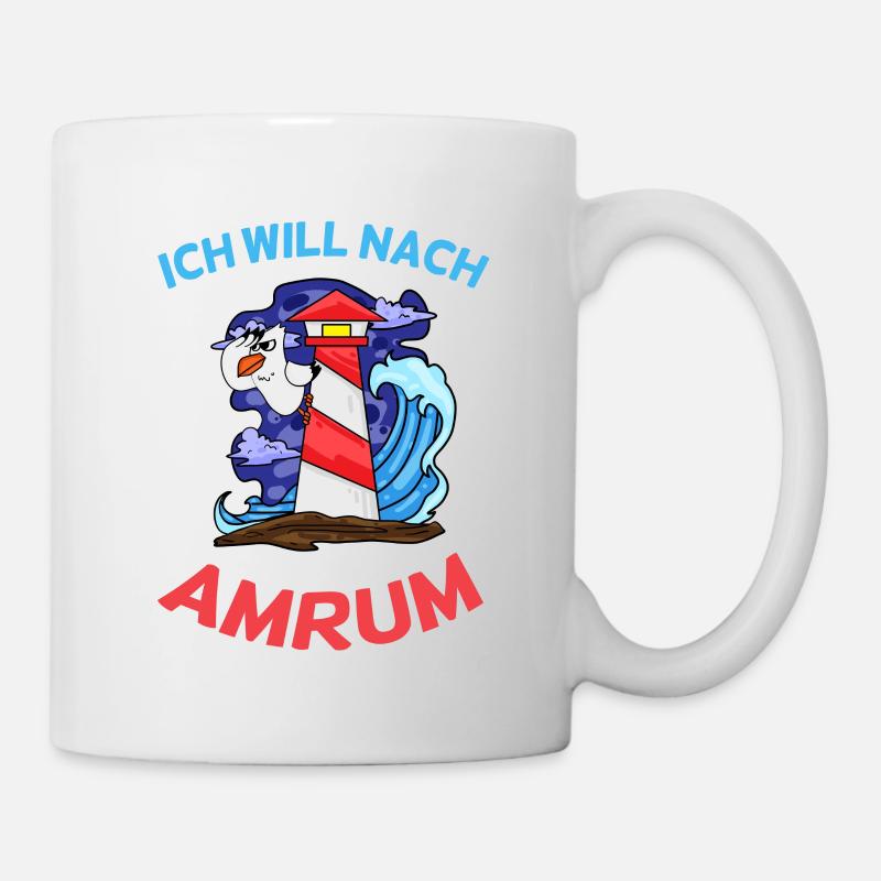 Amrum Nordsee - Tasse - Weiß