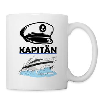 Kapitän Boot - Tasse - Weiß - Rechts