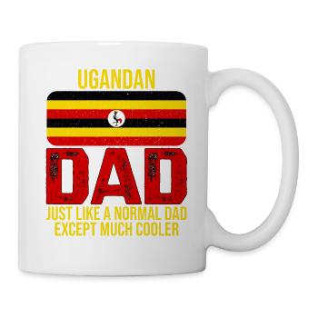 Ugandan Dad Uganda Flag for Father's Day - Mug - white - Right