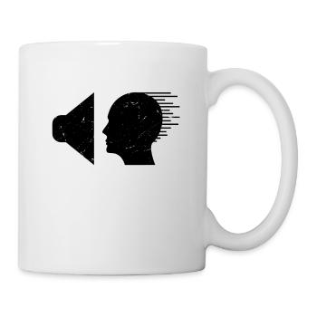 Techno DJ Festival Rave Minimal EDM Trance Musique - Mug blanc - blanc - Droite