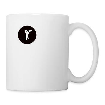 Golfen Golf Golfer Golfball - Tasse - Weiß - Rechts