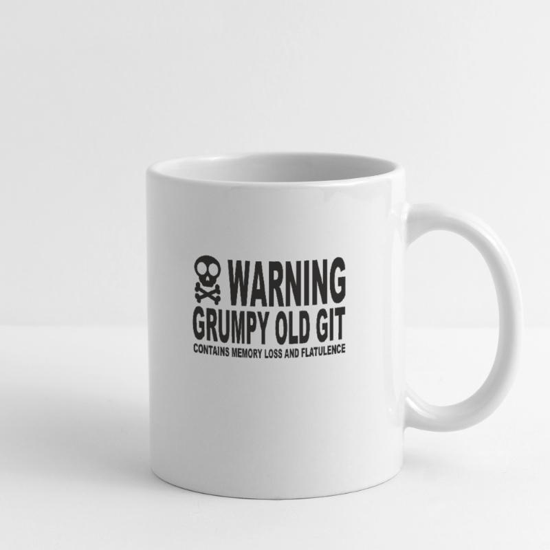 Warning Grumpy Old Git Mug