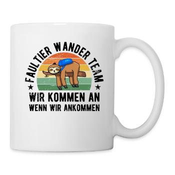 Sloth Hiking Team - Tasse - Weiß - Rechts
