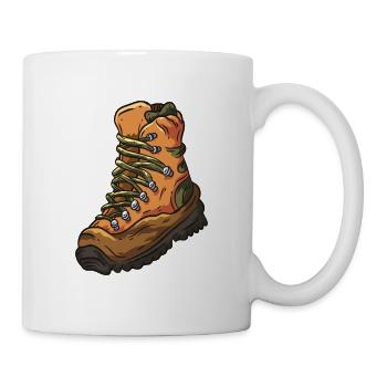 Hiking shoe hiking - Mug - white - Right