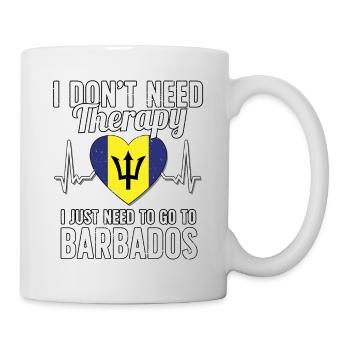 Barbade flag I Barbade Souvenirs - Mug blanc - blanc - Droite