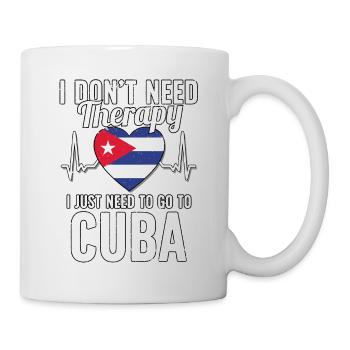 Cuba flag I Cuban Souvenirs - Tasse - Weiß - Rechts