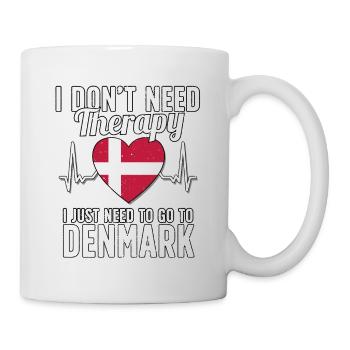 Denmark flag I Danish Souvenirs - Tasse - Weiß - Rechts