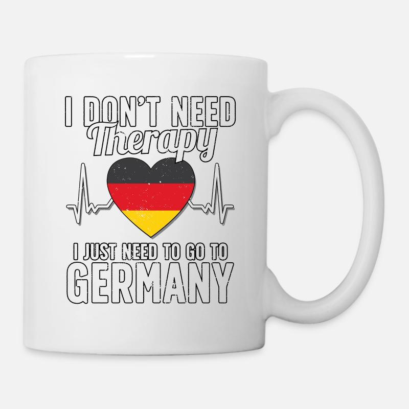 Germany flag I German Souvenirs - Tasse - Weiß