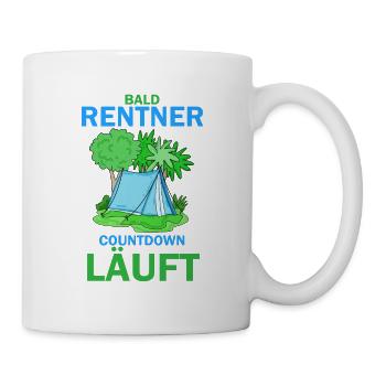 Rentner Countdown - Tasse - Weiß - Rechts
