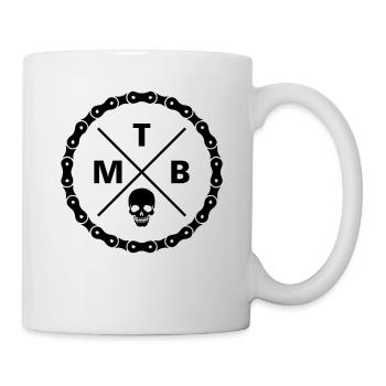 VTT vélo cycliste Downhill Sport cadeau - Mug blanc - blanc - Droite