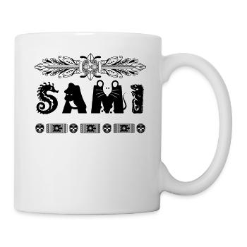 SAMI Jungen Name personalisiertes - Tasse - Weiß - Rechts