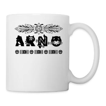 ARNO Jungen Name personalisiertes - Tasse - Weiß - Rechts