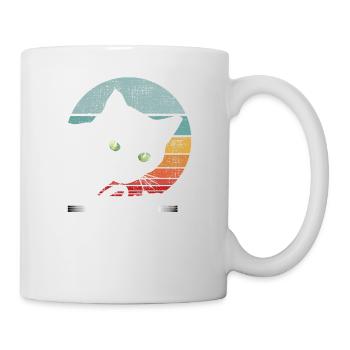 Cat Daddy Katzen Papa Cat Dad - Tasse - Weiß - Rechts
