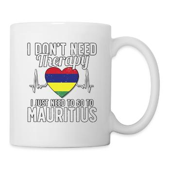 Mauritius flag I Mauritius Souvenirs - Mug - white - Right