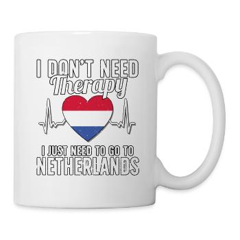 Netherlands flag I Dutch Souvenirs - Mug blanc - blanc - Droite