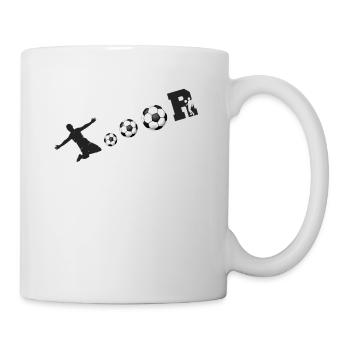 Football - Enfants Dété T-shirt - Mug blanc - blanc - Droite