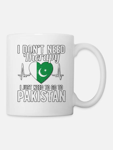 Pakistan flag I Pakistani Souvenirs - Mug - white