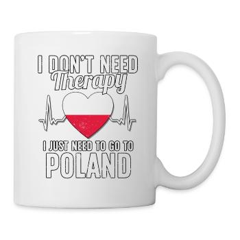Poland flag I Polish Souvenirs - Mug - white - Right