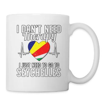 Seychelles flag I Seychelles Souvenirs - Mug blanc - blanc - Droite