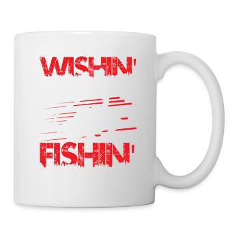 Pêche pêche - Mug blanc - blanc - Droite