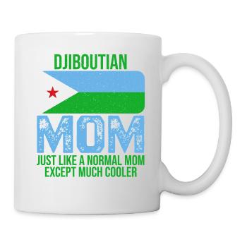 Djiboutian Mom Djibouti flag for Mother's Day - Mug - white - Right