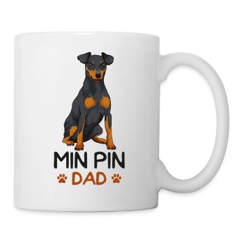 Zwergpinscher - Tasse - Weiß - Rechts