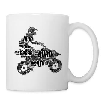 Quad - Tasse - Weiß - Rechts