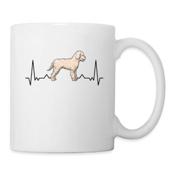 Lagotto Romagnol Battement de coeur Lagotti - Mug blanc - blanc - Droite