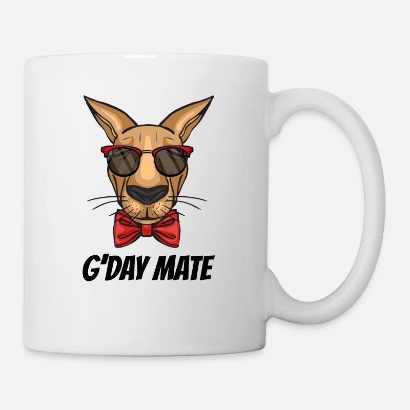 Kangaroo G'Day Buddy - Mug - white