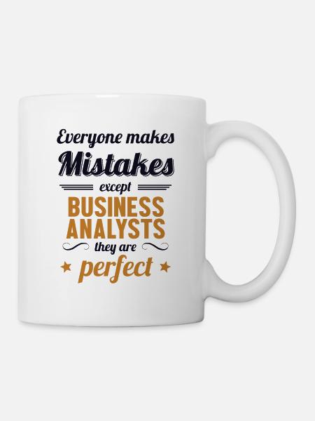 Les Analystes D'Affaires Sont De Parfaits - Mug blanc - blanc