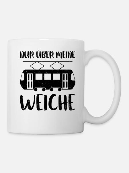 Straßenbahnfahrer Straßenbahn Stadtbahn Tram - Tasse - Weiß