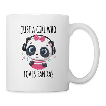 Just A Girl Who Loves Pandas Panda Kawaii - Mug blanc - blanc - Droite