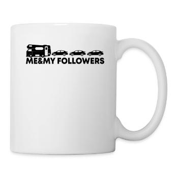 Camping Wohnmobil Camper Geschenk - Tasse - Weiß - Rechts