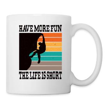 Climbing Climbing Sayings Climbers Climbing - Mug - white - Right