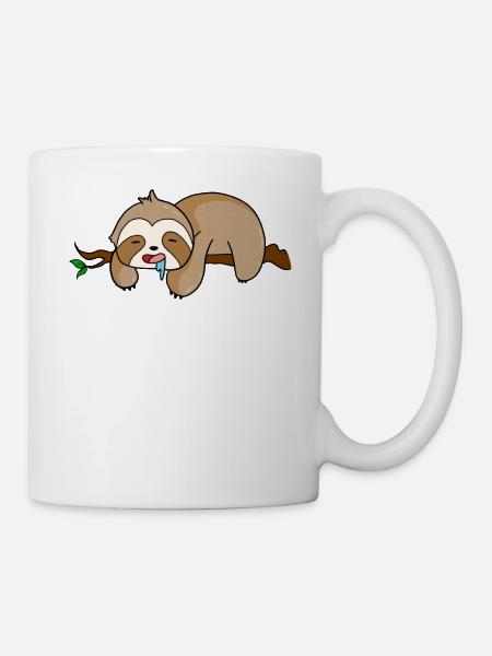 Paresseux - Mug blanc - blanc