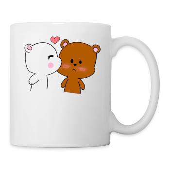 Bear Love - Bear - Best Friends - Partners - Mug - white - Right