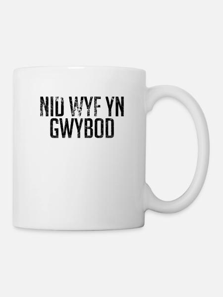 Welsh Student - I Don't Know Wales Cymru - Mug - white