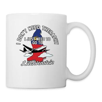 Liechtenstein flag I Liechtenstein Souvenirs - Tasse - Weiß - Rechts