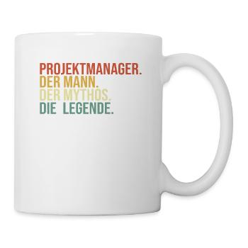 Chef De Projet Man Myth Legend Chef De Projet - Mug blanc - blanc - Droite