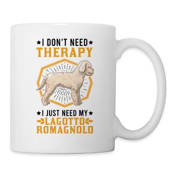 Lagotto Romagnolo Therapy Lagotti Truffle Search - Mug - white - Right